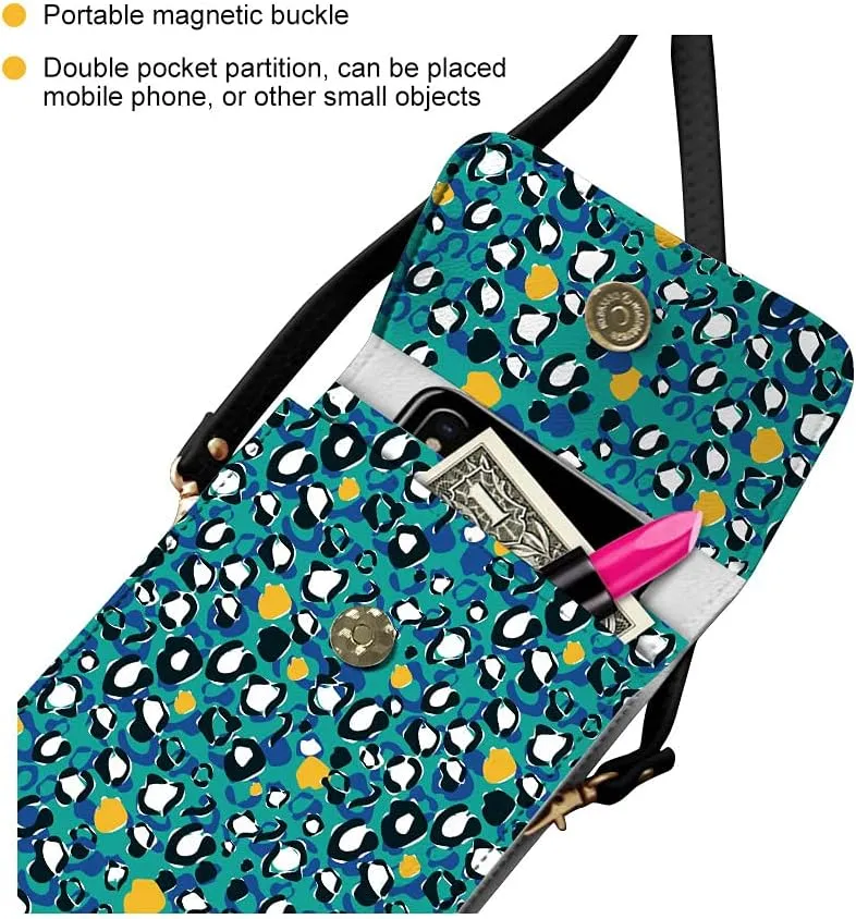 Crossbody Phone Bag for Women Shoulder Bags PU Leather Money Cash Manager Touch Screen Bags with Card Slots