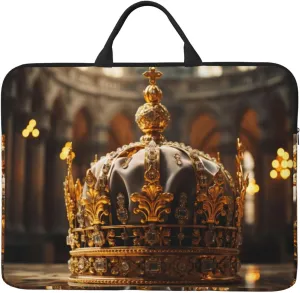 Crown 14 Inch Laptop Case, Water-Resistant and Shockproof Computer Cases for Laptopsï¼ŒSuitable for Daily Travel