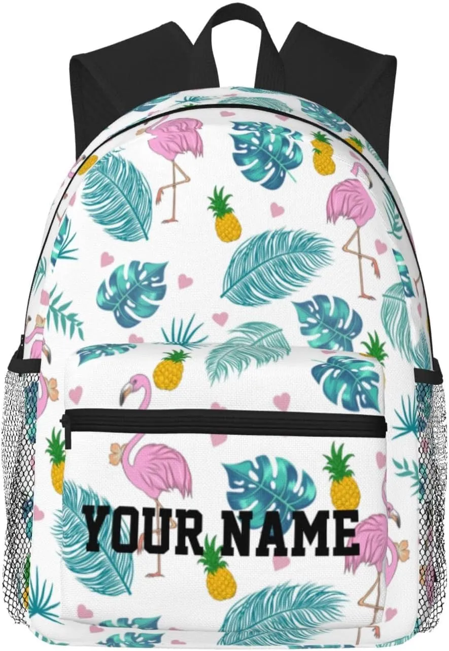 Custom Backpack for Kids,Personalized Backpacks for Boys Girls Design Name Text Cute Lightweight Kindergarten Elementary School Bookbag