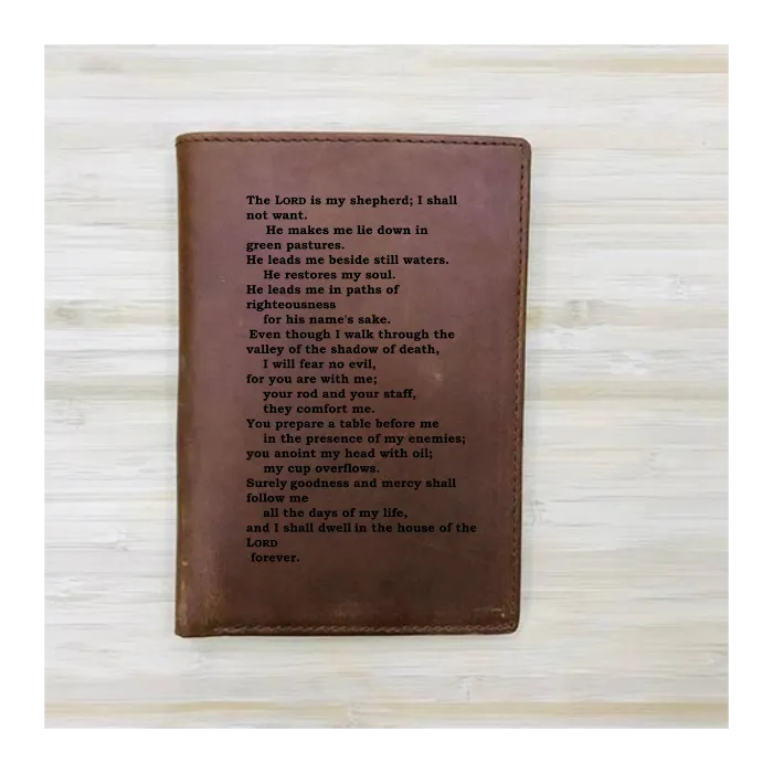 Custom Genuine Leather Passport holder 03