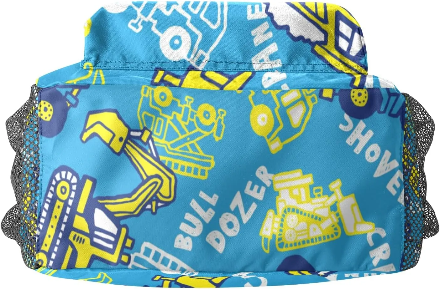Cute Bulldozer Car Truck Personalized School Backpack for Kid-Boy/Girl Toddler Daypack Kindergarten Travel Bookbag