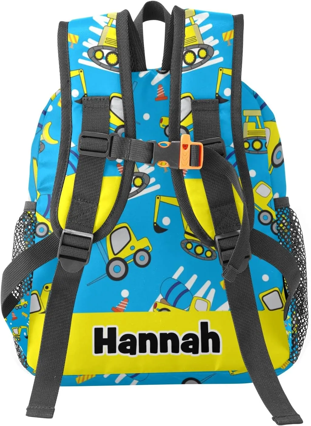 Cute Car Cartoon Personalized School Backpack for Kid-Boy/Girl Toddler Daypack Kindergarten Travel Bookbag