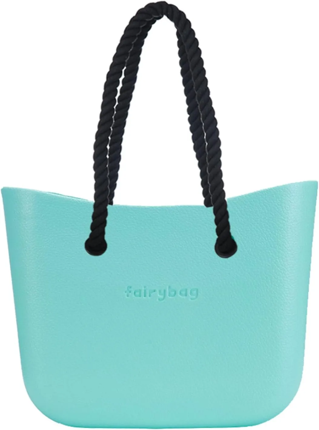 Cute Rubber Tote Bag for Women, Small EVA Foam Handbag with Zipper Organizer Insert for Work Beach Travel Pool