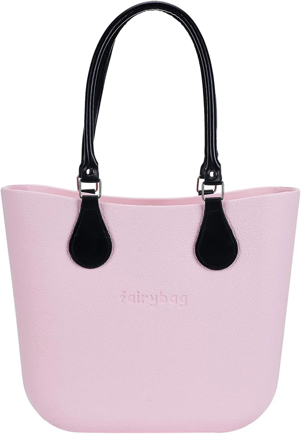 Cute Rubber Tote Bag for Women, Small EVA Foam Handbag with Zipper Organizer Insert for Work Beach Travel Pool