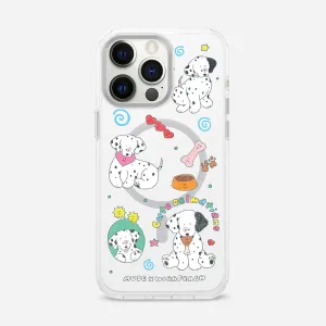 Dalmatian ‘Muse x Worapeach’ Clear Case With MagRing Personalized Phone Case