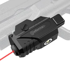 Defentac Red/Blue/Green Laser Sight for Pistol/Handgun, Magnetic Rechargeable Beams for Guns W/a Rail, Compatible with Taurus G2C G3 G3C