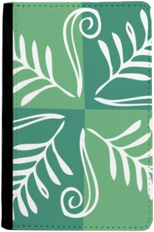 DIYthinker Green Leaves Mexico Totems Ancient Civilization Passport Holder Notecase Burse Wallet Cover Card Purse