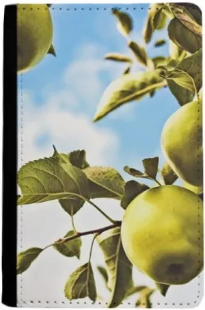 DIYthinker Peer Fresh Temperate Fruit Picture Passport Holder Notecase Burse Wallet Cover Card Purse