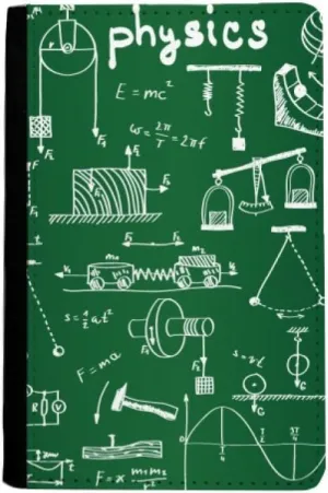 DIYthinker Physical Electromagnetic Mechanics Illustration Passport Holder Notecase Burse Wallet Cover Card Purse
