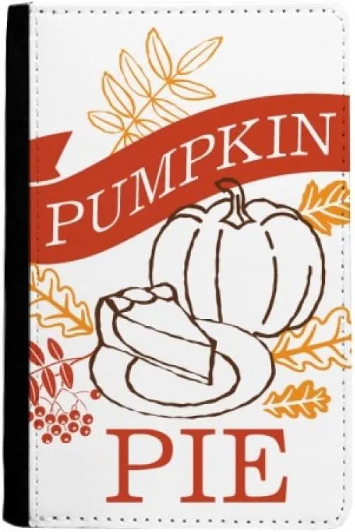 DIYthinker Thanksgiving Day Line Drawing Illustrate Passport Holder Notecase Burse Wallet Cover Card Purse