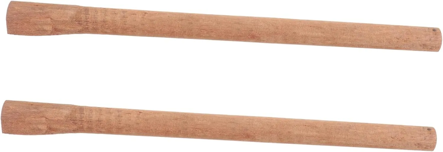DOITOOL 2Pcs Wooden Replacement Axe Handle Square Handle for Easy Installation Comfortable Grip Skid Shockproof Design for Outdoor Chopping and Camping Activities