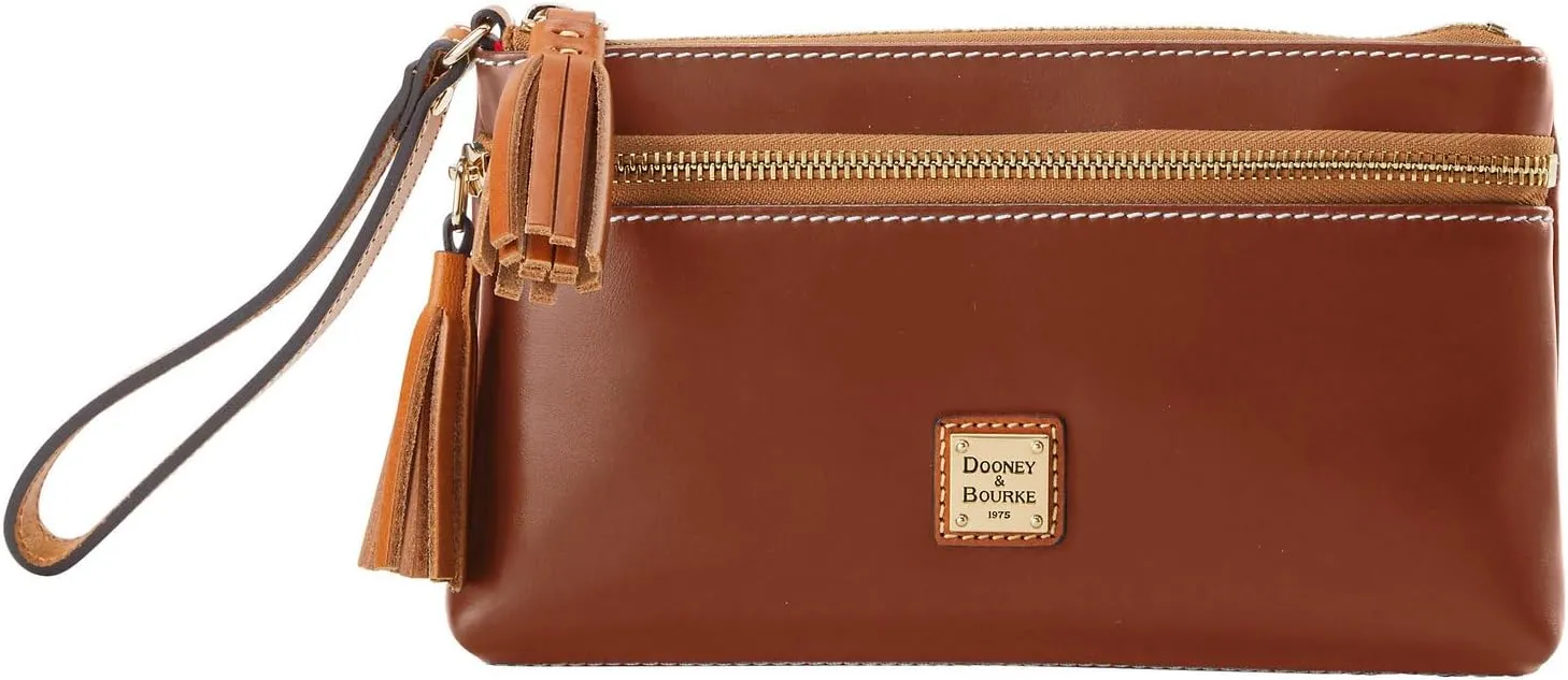 Dooney & Bourke Handbag, Wexford Leather Double Zip Wristlet