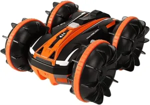 Double-Sided Driving Amphibious Stunt RC Truck,360 Degree Rotating Drift Rc Car,4WD High-Speed Off-Road Climbing RC Vehicle,Electric Toy Racing Car,Gift for Children