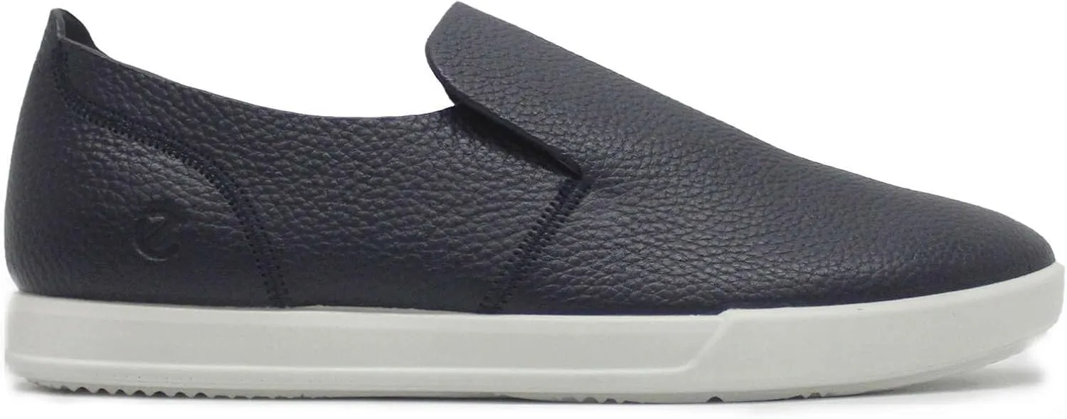 ECCO Mens Leisure 538824 Leather Marine Shoes 12-12.5 US