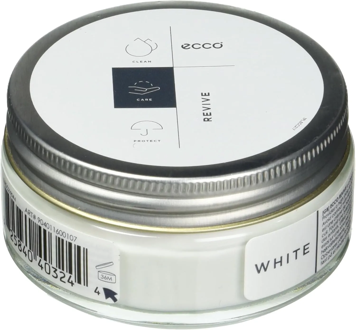 ECCO Revive Shoe Care Product, White, 50 ML