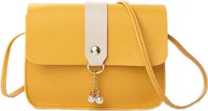 Elegant Women's Bag Chain Underarm Shoulder Crossbody - Small Square Mini Leather Handbags with Travel