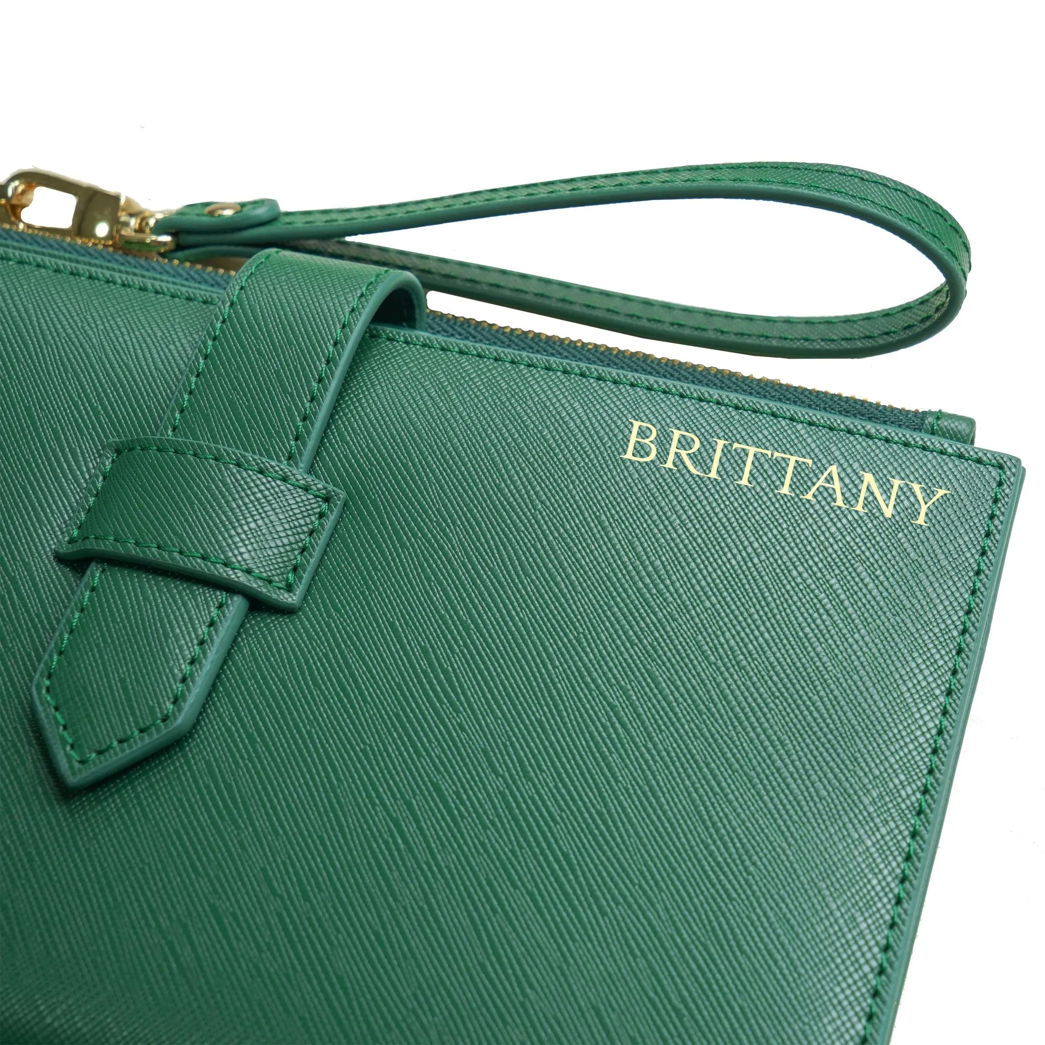 Emerald Green Travel Wallet with RFID Protection