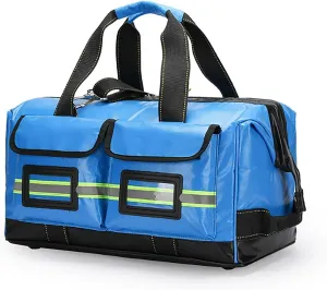 Emergency Medical Assistant Bag Empty, Medicine Storage Bag, Professional First Responder Bag with Multiple Pockets for First Aid Kit and Nursing Supplies ( Color : B , Size : 40*23*25cm )