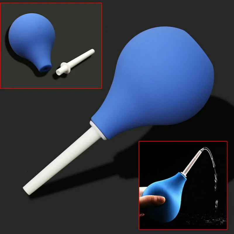 Enema Cleaning Container Vagina & Anal Cleaner Douche Enema Cleaning Bulb for Women Men 89ml