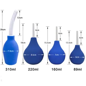 Enema Cleaning Container Vagina & Anal Cleaner Douche Enema Cleaning Bulb for Women Men 89ml