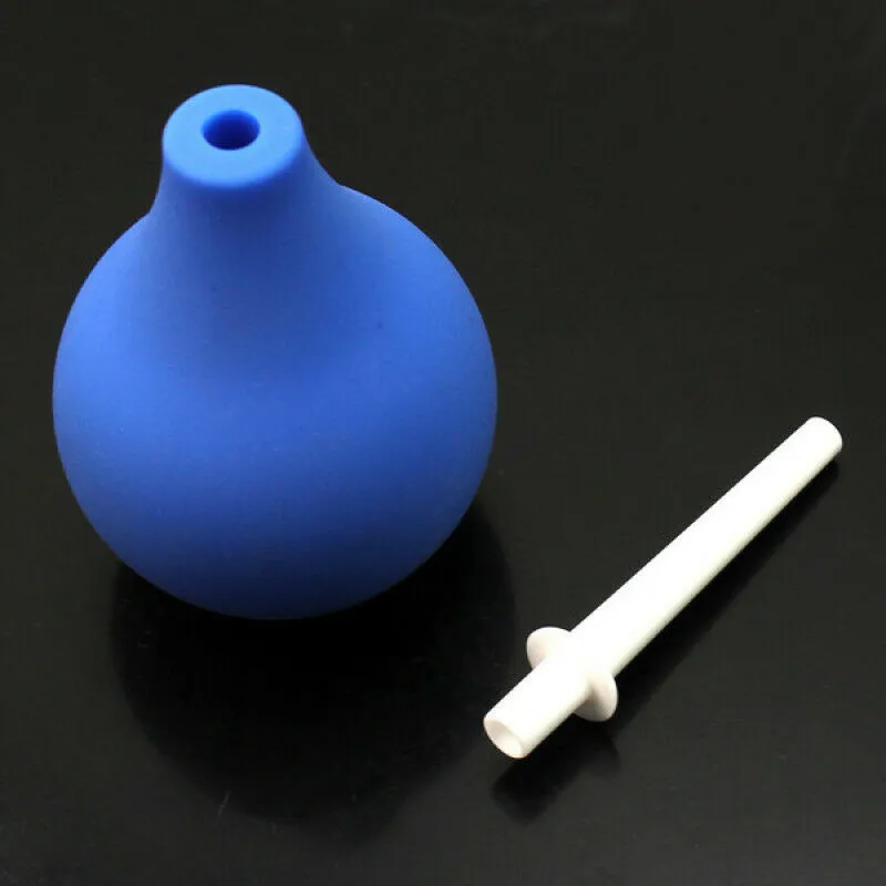 Enema Cleaning Container Vagina & Anal Cleaner Douche Enema Cleaning Bulb for Women Men 89ml