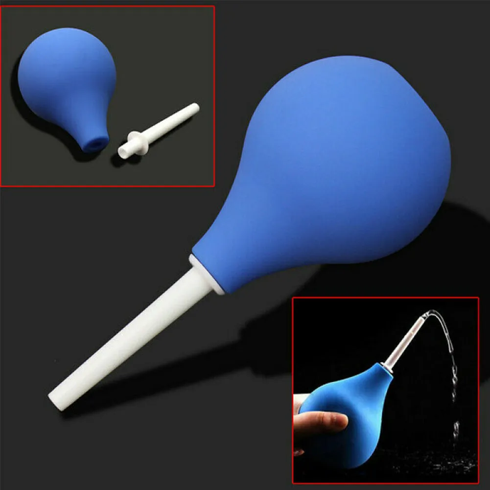 Enema Cleaning Container Vagina & Anal Cleaner Douche Enema Cleaning Bulb for Women Men 89ml