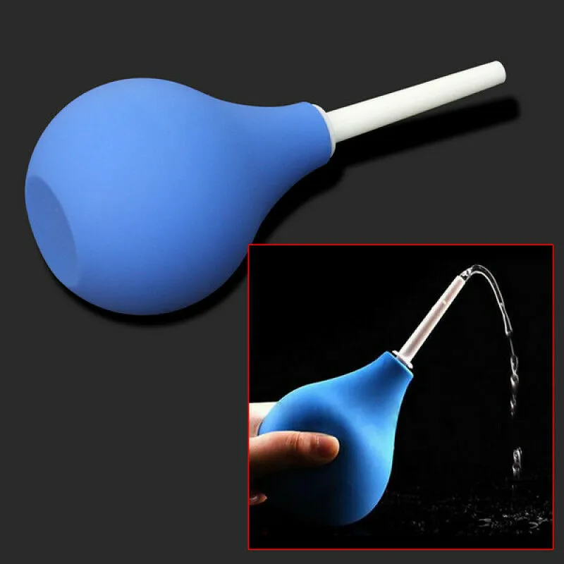 Enema Cleaning Container Vagina & Anal Cleaner Douche Enema Cleaning Bulb for Women Men 89ml
