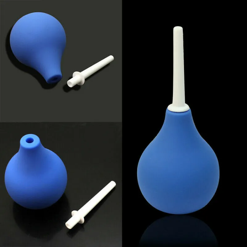 Enema Cleaning Container Vagina & Anal Cleaner Douche Enema Cleaning Bulb for Women Men 89ml