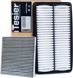 Engine Cabin Air Filter kit for Pilot (2016-2022), Ridgeline (2017-2025), Passport (2019-2025), MDX 3.0L/3.5L (2016-2020), Replaces 17220-5J6-A10, 80292-SDA-A01