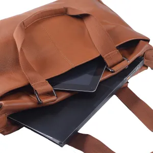 EnzoDesign Top Quality CowNappa Leather Tote Bag