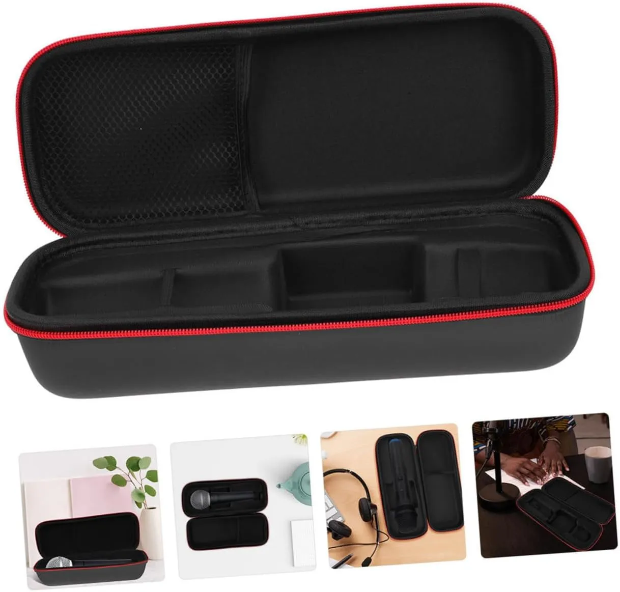 ERINGOGO 3pcs Microphone Storage Bag Carry Case Lightweight Portable Protect Your Mic