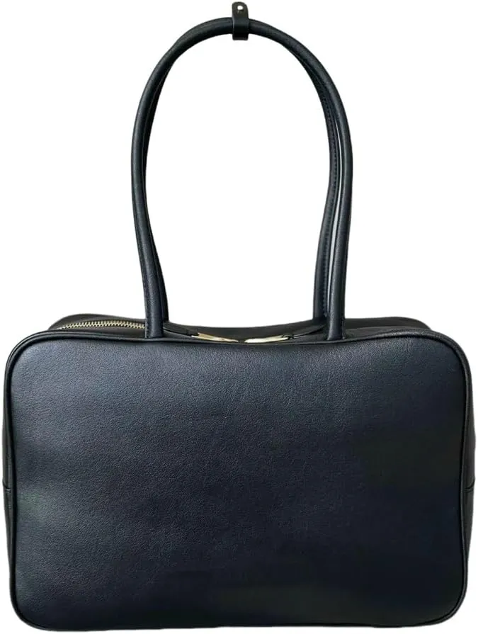 EvaLuLu Genuine Leather Women Tote Bag Designer Shoulder Bag