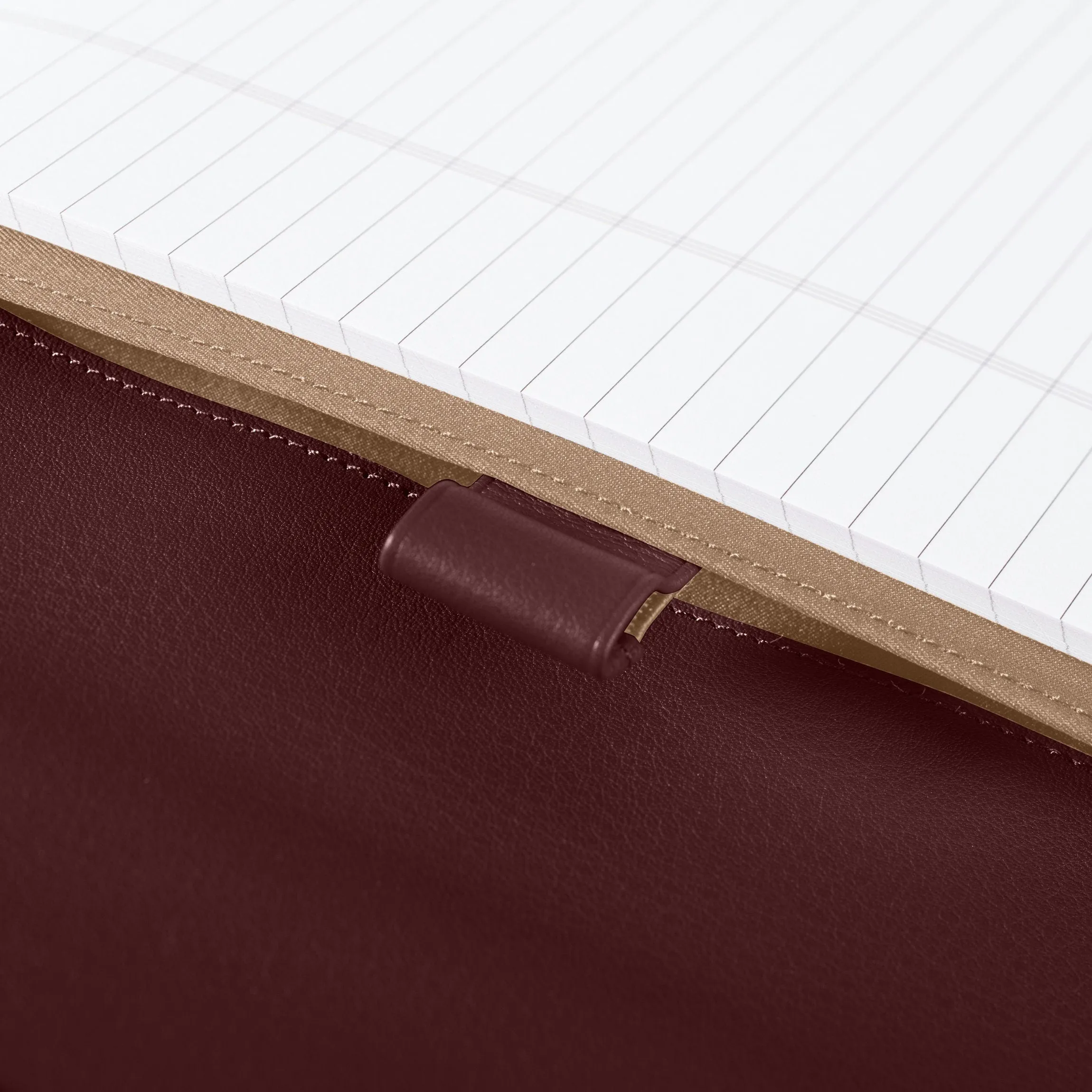Executive Zippered Portfolio Bordeaux