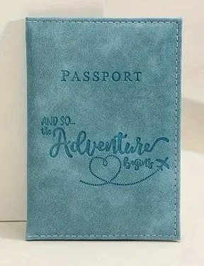 Faux Leather Passport Wallet