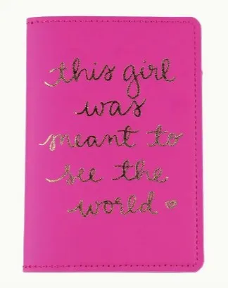 Faux Leather Passport Wallet
