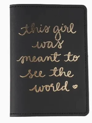 Faux Leather Passport Wallet