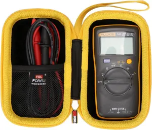 FBLFOBELI Hard Travel Carrying Case for FLUKE 101 Digital Multimeter, EVA Shockproof Protective Cover Storage Bag (Case Only)
