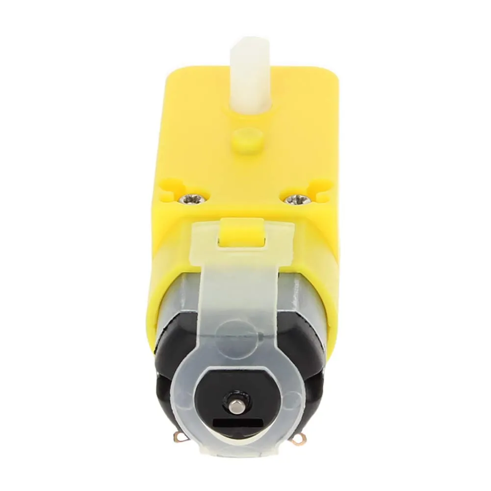 Fielect 4Pcs DC Electric Motor 3-6V 1:120 Gear TT Motor Dual Shaft for Arduino Smart Car Robot Toys Cars Chassis Models Vibration Products (I Shape)