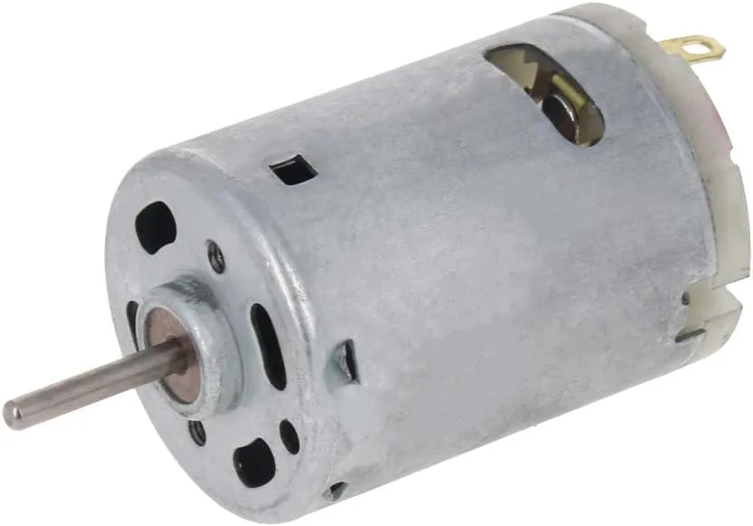 Fielect DC Motor 12V 7000RPM 0.15A Electric Motor Micro Motor Mini Motor Round Shaft for RC Boat DIY Airplane Toys Model DIY Hobby, 2 Pcs