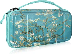 Fintie Carrying Case for Nintendo Switch OLED Model 2021/Switch 2017, [Shockproof] Hard Shell Protective Cover Travel Bag with 10 Game Card Slots & Inner Pocket
