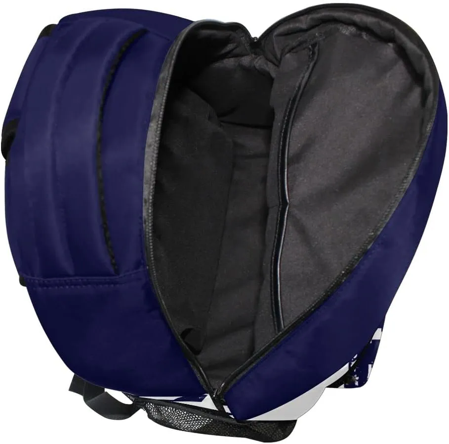 Fisyme USA Air Force Backpack Laptop Bag Daypack Travel Hiking School Backpacks for Men Women Kids Girls Boys