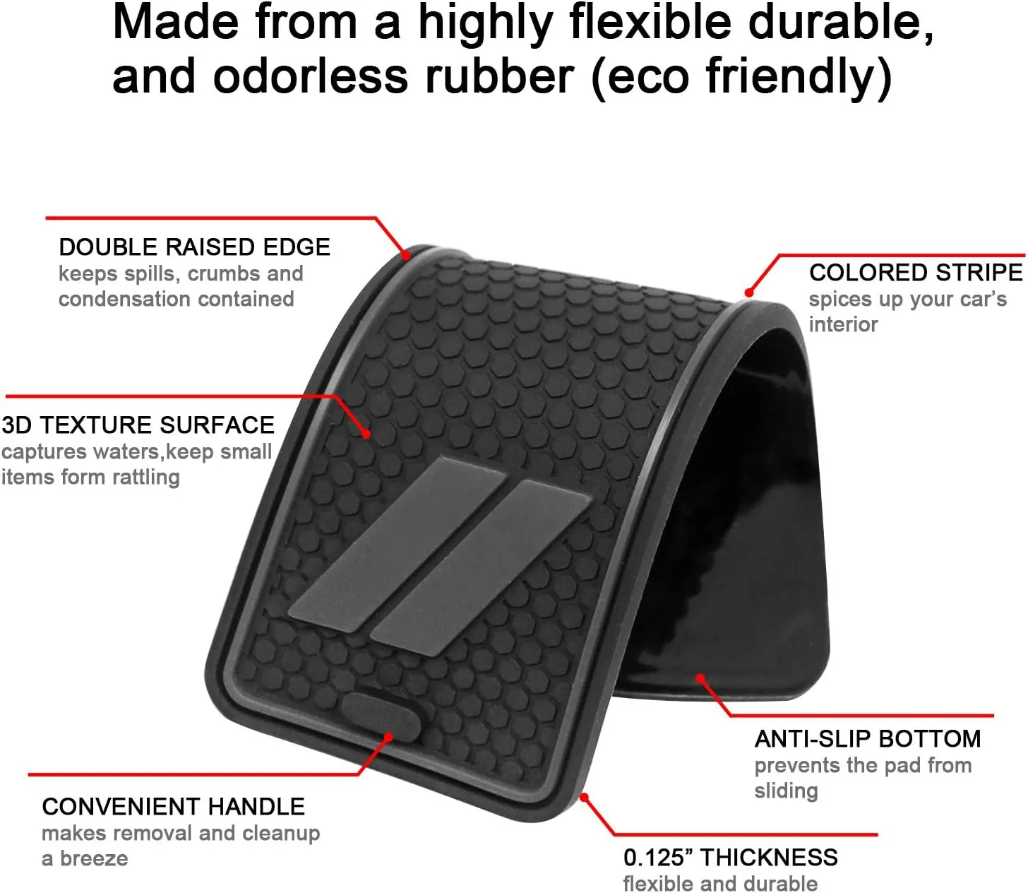 Fits Dodge Charger Accessories 2015-2023, Cup Holder Insert Center Console Shifter Liner Trim Interior Door Pocket Mats Pad (26pcs Set, Gray Trim)