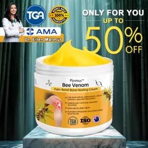 💡Flysmus™ Bee Venom Pain-Relief Bone Healing Cream(Specially for older adults & TGA recommends)