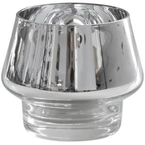 Footed Votive Holder - Silver