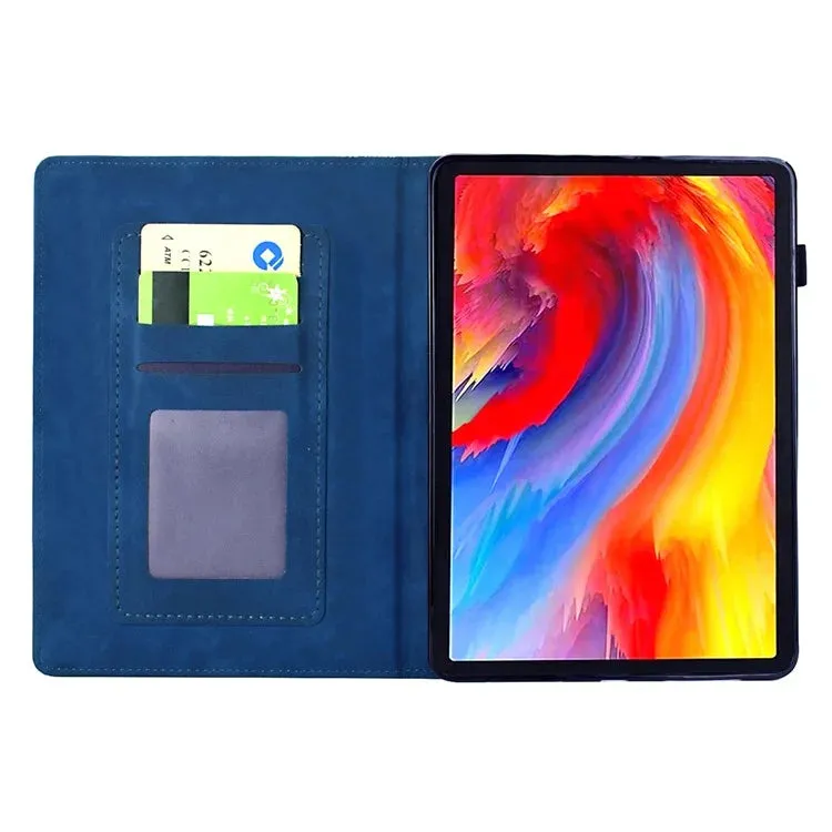 For Amazon Kindle Paperwhite (2021) 6.8 inch Case Flower Bird Imprinted Card Holder Leather Cover
