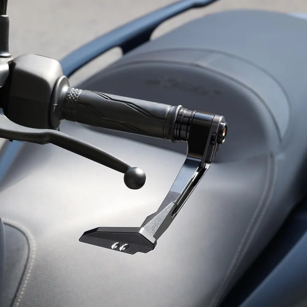 For Hon.da CBF1000 CBF600 CBF500 CBF150 CBF125 Any Year Motorcycle Handguards Handlebar Grips Guard Brake Clutch Levers Guard Protector cbf accessories (black)