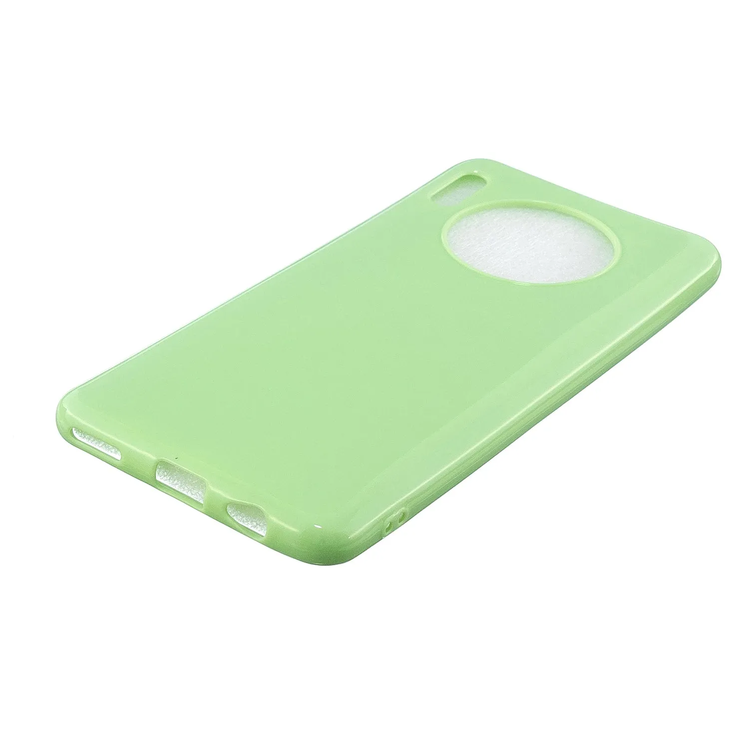 For HUAWEI Mate 30/30 Lite/30 Pro Cellphone Case Simple Profile Soft TPU Shock-Absorption Phone Cover Sakura pink