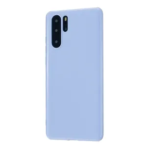 For HUAWEI P30/P30 Lite/P30 Pro Cellphone Case Simple Profile Soft TPU Scratch Proof Phone Shell Taro purple