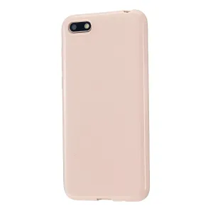For HUAWEI Y5 2018/2019 TPU Phone Case Simple Profile Delicate Finish Cellphone Cover Full Body Protection Sakura pink