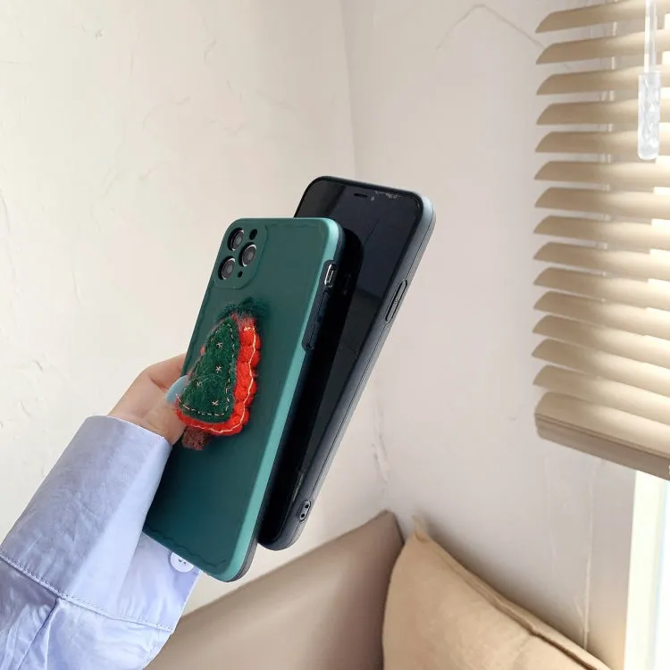 For iPhone 11 Christmas Tree Wave Shockproof TPU Protective Case